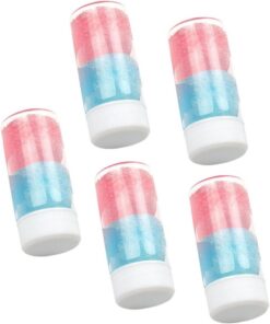 HEMOTON Pinces à Épiler pour Cils Nettoyant Liquide 30ml Lot de 5 Bouteilles, Outil avec Nettoyant en Silicone pour Usage à Domicile et Salon