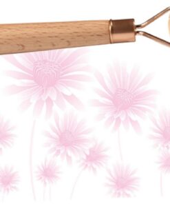 Rouleau de Massage Facial en Bois, Masseur à Rouleaux Visage | Teinte Kaki, Surface Lisse Antistatique, Outil de Massage Multi-usage pour Yeux et Soins Personnels