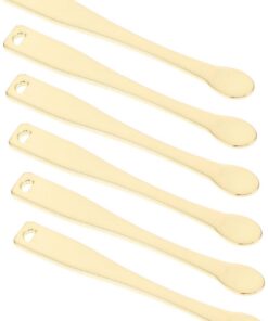 VICASKY 6pièces Lot De Cuillères Pour Masques Et Crèmes Outils Cosmétiques Pour Visage Et Autres Produits Facile à Utiliser Nettoyer