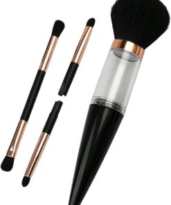 Pinceaux 5 Pièces Outil De Portable Et Réutilisable | Kit Pinceaux De Teint Poudre Pour Filles Débutantes Coiffeuse Mariage Mariée Maison