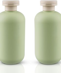 Cosywell Flacons compressibles avec bouchon à rabat en plastique rechargeables pour articles de toilette, shampooing et après-shampoing (300 ml)