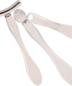 VICASKY 3pièces Cuillères Pour Massage Yeux Outils Cosmétiques Pour Et Soins Yeux De Cuillères De Maquillage
