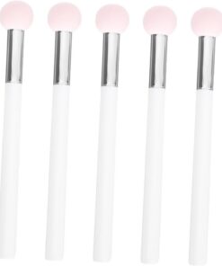 Healeved 5pièces Éponge à Poudre Pinceau Maquillage Correcteur Utilisable Sec ou Humide Accessoire Maquillage Lot de Pinceaux Visage
