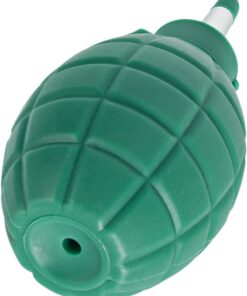 Accessoire de nettoyage soufflante élastique en silicone verte, souffleur de dépoussiérage pour lentilles, claviers, sèche-cils et plantes
