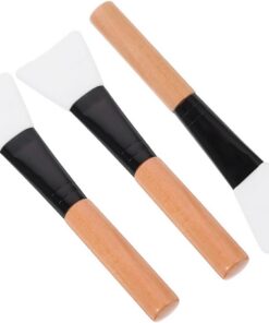 OUNONA 3pièces Pinceaux de Maquillage Applicateurs pour Masque Visage Pinceaux Cosmétiques Multi-usage pour Soins du Visage