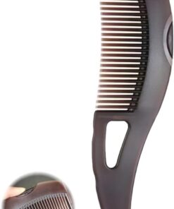 Peigne antipelliculaire avec dents creuses autonettoyantes et poignée de massage pour cuir chevelu | Outil de soins capillaires pour enlever les pellicules et le cuir chevelu pour femme/homme/enfant