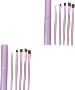 Healeved 10pièces Pinceaux Maquillage Yeux Brosse à à Paupières Poils De Poney Pour Outils De Et Faciles à Utiliser