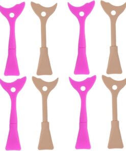 Healeved 8pièces Applicateur Silicone Pour Mascara Et Eyeliner Outil De Maquillage Multifonctionnel Avec Bouclier Pour Accessoire Pratique Pour Maquillage Yeux Parfait