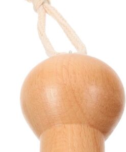 Healvian Rouleaux de Massage Visage en Bois Forme Ampoule pour Femmes Facile à Utiliser la Peau Visage Outil Portable