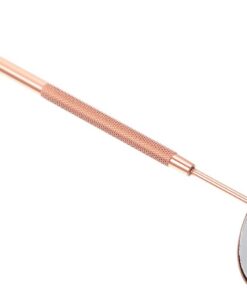 Healeved Miroir pour Extensions De De Qualité Inspection du Maquillage Outil De Greffe De Manche en Acier Inoxydable Bords Arrondis Et Lisses