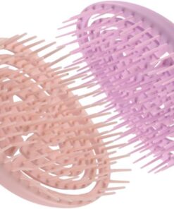 Gatuida Peigne Lissant et Massant Airbag 2 Pièces pour Femmes Taille Moyenne Démêlant Cuir Chevelu Massage Cheveux Usage Quotidien Soin Capillaire