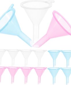 VALICLUD 90Pcs Mini Entonnoirs en Plastique Petit Entonnoir Multifonctionnel Remplir des Bouteilles Outil de Beauté et Soins Personnels
