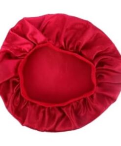 Angoily 3pièces Bonnet Élastique Satiné Pour Cheveux Chapeau De Nuit à Large Bord Pour Capillaire Et Soins Accessoires De Beauté Vin