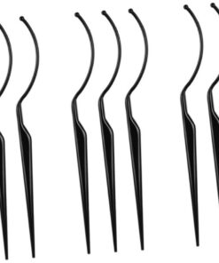 Healeved 9pièces Outil Affichage Pour Extensions De Faux Support De Test De Faux Noir Pour Et