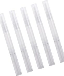 Healvian 12pièces Conteneurs Cosmétiques Transparent Pour à Applicateurs De Avec Pinceau Outil Pratique Pour Huile De Gloss à