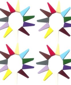 VICASKY 50 Pièces Éponges de Maquillage Éponge Triangulaire Douce et Pratique Utilisation Sèche et Humide Accessoire de Beauté pour Application Fond de Teint