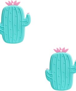 Healeved 2pièces Cactus Bath Brush Exfoliating Scrubber for Body and Back Massage Body Care Tool