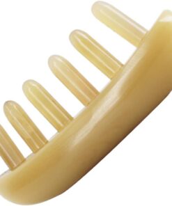Housoutil Peigne De Massage En Corne De Bœuf Professionnel Taille Moyenne Démêlant Soins Capillaires Unisexe Portable Pour Usage Quotidien Et Voyage
