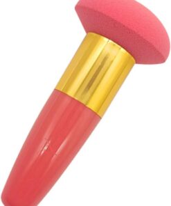 Éponge de Maquillage Multifonction avec Manche Légère en Plastique pour Fond de Teint et Correcteur, Utilisable Sec, Outil pour Maquillage des Femmes