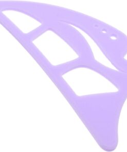 Ciieeo Pochoir à Fard à Paupières en Silicone, Modèle D’eyeliner Réutilisable Lavande, Épouse la Courbe de L’œil, Application Facile, pour Maquillage et Différentes Occasions, Femmes