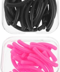 STOBAZA 2 Boîtes Recharges Silicone pour Recourbe-cils Coussinets de Rechange Souples Haute Élasticité Lot de Boîtes Accessoires Maquillage pour Cils Coussins Compatibles avec