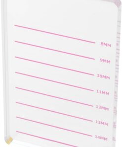 Healvian Palette de Faux Cils Holographique en Acrylique Support Greffe Cils Accessoire Professionnel Salon Beauté Outil Pose