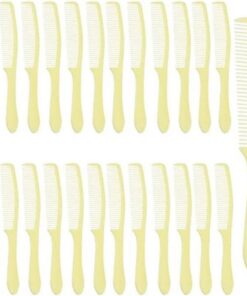 Peigne À Unique en Plastique, Brosse À De Portable, Peigne De Poche, Peigne De Coupe Fine pour Salon De Soins Capillaires, Fournitures D'hôtel, 50 Pièces