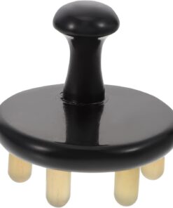 VALICLUD Peigne De Massage De Cerf Avec Large Dents Peigne Naturelles Pour Relaxation Accessoire De Soins Capillaires Multifonctionnel