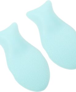 Healvian 2pièces Houppette à Maquillage Confortable Pour Visage Houppette Cosmétique Pratique Lavable Outil De Maquillage Réutilisable Pour Femme