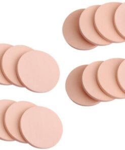 Healeved 48pièces Éponge De Maquillage Ronde Outils De Pour Fond De Teint Et Utilisation Et Sèche Par Sachet