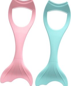 Healvian Pochoir Mascara en Silicone Léger et Réutilisable, 2pcs Outil de Maquillage Fille pour Application Précise sans Tacher la Peau, Gadget D'assistance Cils