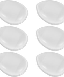 Cabilock 6 Pièces Mini Houppette en Silicone pour Maquillage, Légère et Facile à Nettoyer, pour Voyage et Déplacements Professionnels, Accessoire Beauté Réutilisable pour Femmes