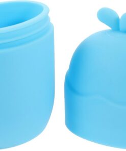 Rouleau de Massage Facial en Silicone Bleu Anti-gonflement Rouleau de Glace Outil de Beauté pour Femmes pour Massage Visage et Soins Peau