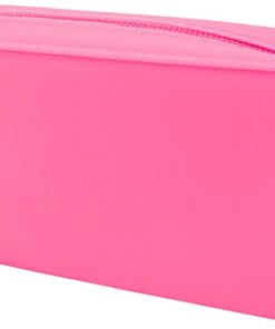 Cur à crayons en silicone, sac à crayon à fermeture éclair en silicone Étui | Sac cosmétique en silicone multifonctionnel pour papeterie, effacements, pinceaux, o