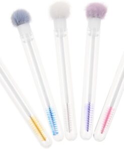 VICASKY 5pièces Brosse à Et Sourcils Lot Tube Applicateur Pratique Pour Maquillage Outil De Beauté Élégant Et Pour Femmes Et Filles Disponibles