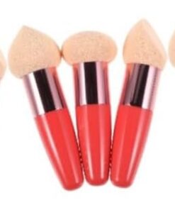 Healeved 15pièces Pinceaux De Maquillage Éponges Cosmétiques Humides Et Sèches Pour Estomper Accessoires De Outils De Maquillage Portable Couleur Peau