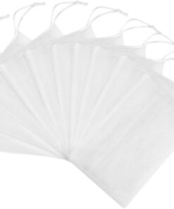 Healeved Lot de 20 Filets Moussants pour Savonnette Cordon de Serrage Outil de Nettoyage Visage Corps Économiseur de Bulles Accessoire de Bain