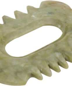 VALICLUD 1 Pièce Planche à Gratter En Jade Rouleau De Jade Rouleau De Visage Soin Du Visage Le Muscle Masseur Massage Pierres Pratique Outil Green