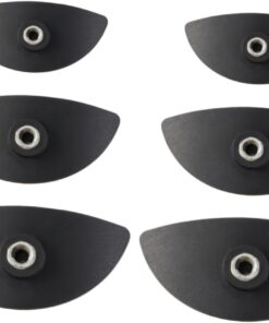 6pièces Tampon Silicone pour Fard à Paupières Outil Pratique De Maquillage pour Créer des Ombres Parfaites Quelques Secondes pour Débutants Et Artistes Maquilleurs Accessoire