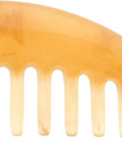 YARNOW Peigne à Dents Larges en Résine pour Massage du Cuir Chevelu, Antistatique, Équilibre L’huile, Accessoire Soin Capillaire Vert