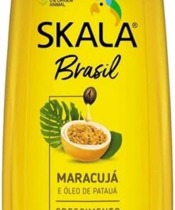-SKALA EXPERT- SHAMPOOING DE MARACUJA et HUILE DE PATAUA -325ml- 100% Vegan - Accélère la croissance des cheveux et réduit les FRIZZ-