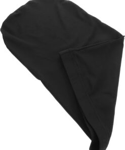 VICASKY Bonnet Turban Homme Noir à Longue Queue Bonnet Dreadlocks Doux et Respirant pour Soins Capillaires Rasta Accessoire Mode Hip-Hop Polyvalent