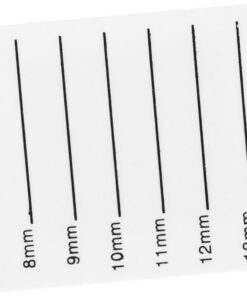 STOBAZA Plateau Portable pour Extensions de Cils en Acrylique Blanc Support de Rangement pour Faux Cils de 7 à 14mm Outil Pratique pour Maquilleurs Professionnels