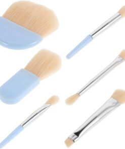 Healvian Pinceaux De Maquillage De Voyage Petits Pinceaux Cosmétiques Outils Pour Yeux Visage Pratique Pour Voyages