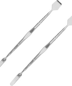 STOBAZA Lot de 2 Extracteurs de Points Noirs en Acier Inoxydable Outil de Nettoyage des Pores Visage Accessoire de Soin Peau Léger et Solide Adapté pour Usage Quotidien