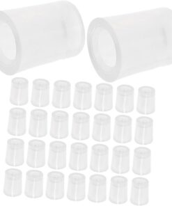 Outil de Transfert de Parfum Rechargeable Direct 30 Pièces | Plastique Léger et Portable, Usage Voyage, pour Huiles Essentielles et Parfum