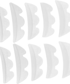 Healvian 10 Coussinets de Permanente à Cils Silicone pour Rehaussement de Cils Outils de Beauté pour Salon et Usage Personnel à Toutes Formes Yeux