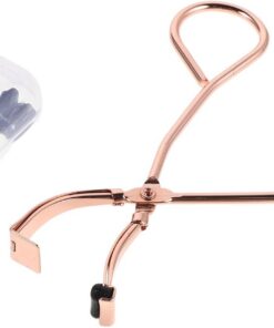 Toyvian Recourbe-cils Moitié en Métal Compact Coussinets de Rechange, Contrôle Facile pour Coin Interne des Yeux, Outil de Maquillage Portable et Précis