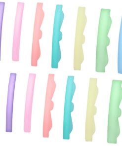 ULTECHNOVO Coussinets en Silicone Confortables et Faciles à Nettoyer pour Cils 8 Paires Accessoires pour Rehaussement de Cils en Salon de Beauté