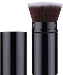 Pinceau À Fard À Joues Outil Cosmétique Rétractable pour | Pinceaux à Fard à Joues Pour La Crème Solaire, La Poudre Libre, L'Anticernes, Le De Teint, Le , Les Filles Et Les Femmes